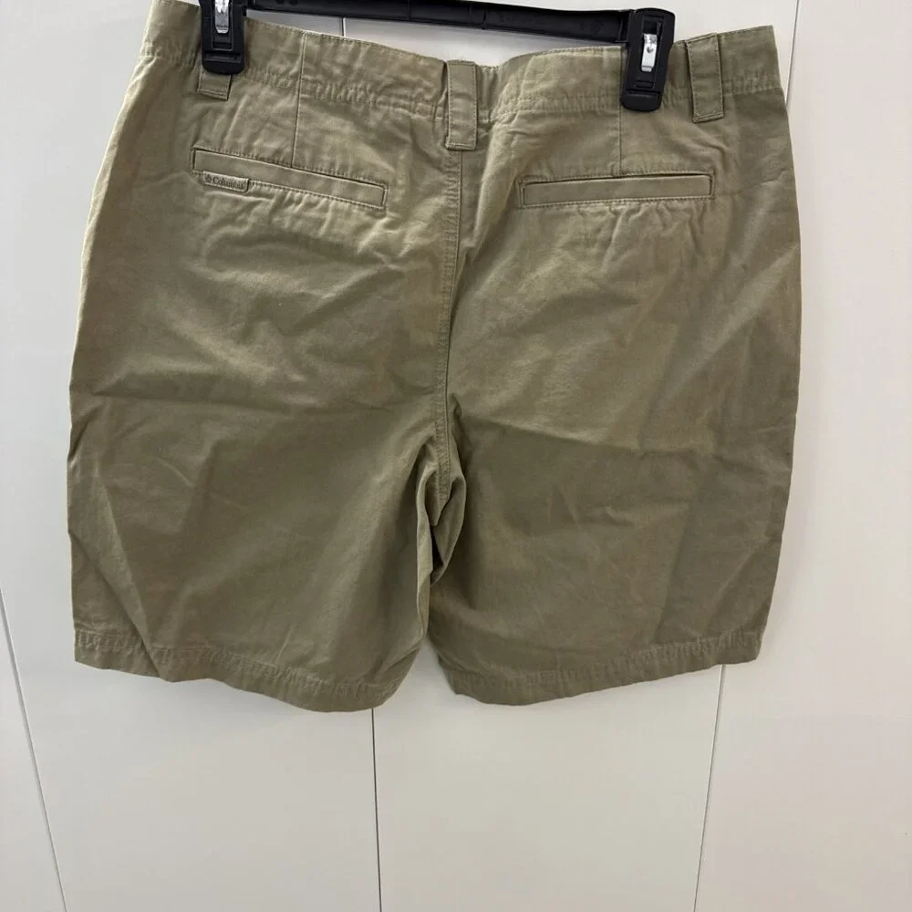 Columbia Hiking Shorts Womens‎ 10 Flat Front Chino